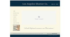 Desktop Screenshot of losangelesshutters.com